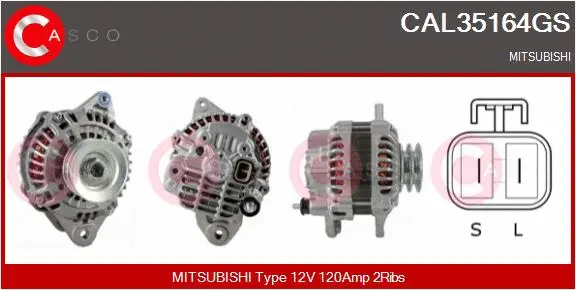 Alternator (CAL35164GS)