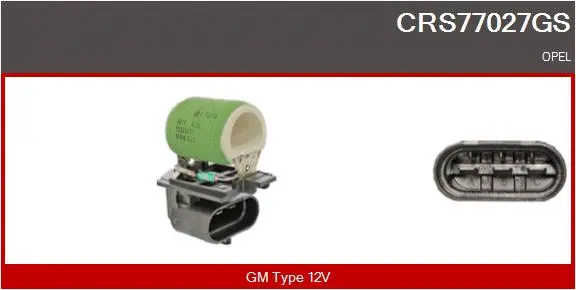 Series resistor, electric motor (radiator fan) (CRS77027GS)