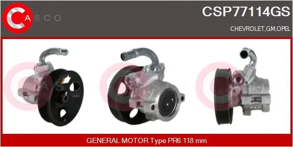 Hydraulic Pump, steering (CSP77114GS)