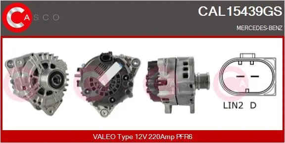Alternator (CAL15439GS)