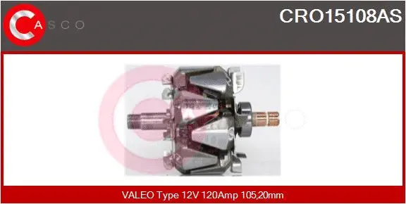 Rotor, alternator (CRO15108AS)