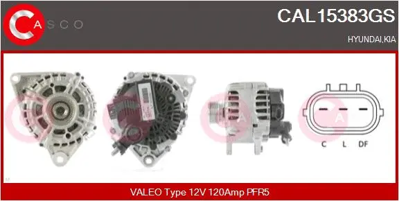 Alternator (CAL15383GS)