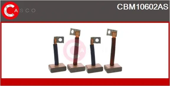 Carbon Brush, starter (CBM10602AS)