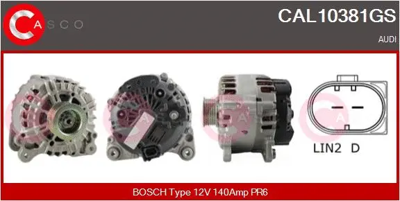 Alternator (CAL10381GS)