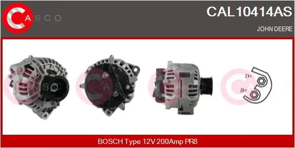 Alternator (CAL10414AS)