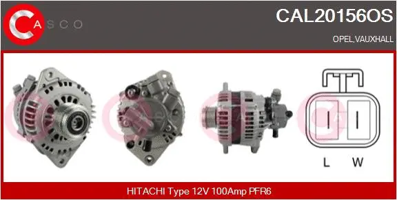 Alternator (CAL20156OS)