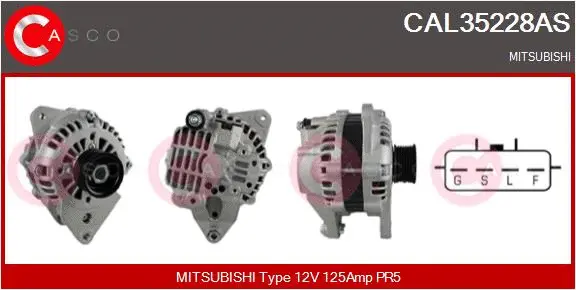 Alternator (CAL35228AS)