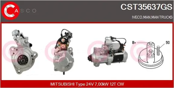 Starter (CST35637GS)