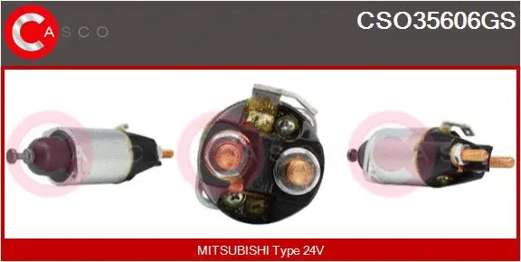 Solenoid Switch, starter (CSO35606GS)
