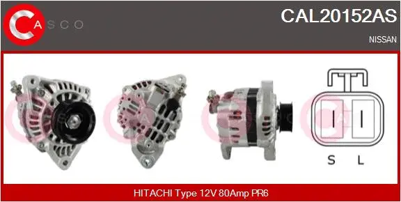 Alternator (CAL20152AS)