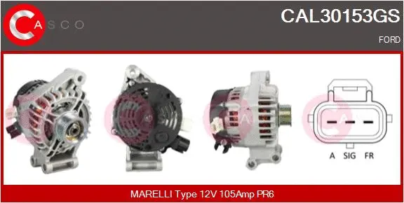 Alternator (CAL30153GS)