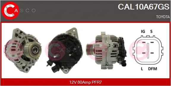 Alternator (CAL10A67GS)