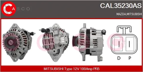 Alternator (CAL35230AS)