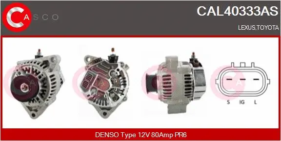 Alternator (CAL40333AS)