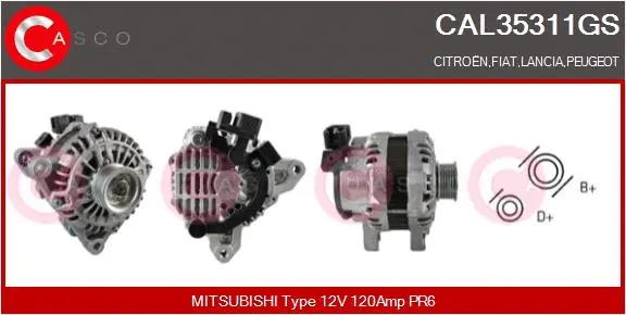 Alternator (CAL35311GS)