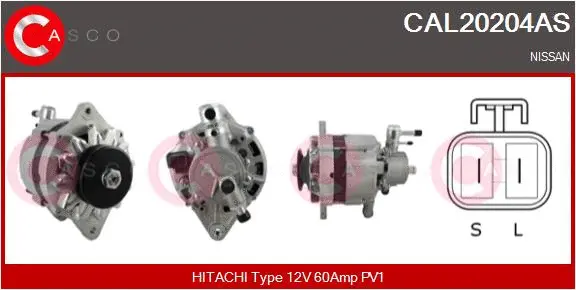 Alternator (CAL20204AS)