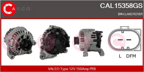 Alternator (CAL15358GS)