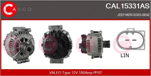 Alternator (CAL15331AS)
