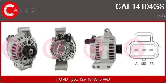 Alternator (CAL14104GS)