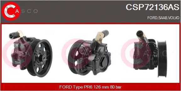 Hydraulic Pump, steering (CSP72136AS)