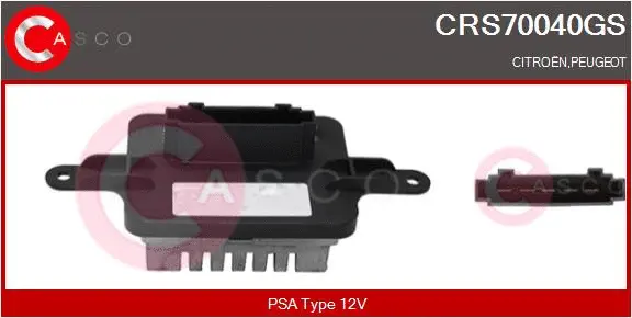 Resistor, interior blower (CRS70040GS)