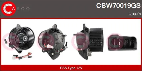 Interior Blower (CBW70019GS)