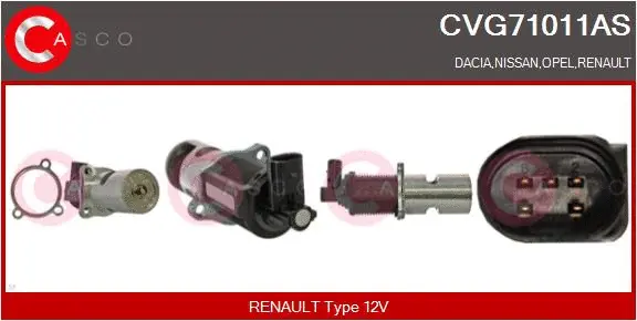 EGR Valve (CVG71011AS)
