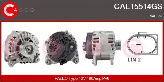 Alternator (CAL15514GS)