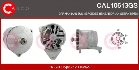 Alternator (CAL10613GS)