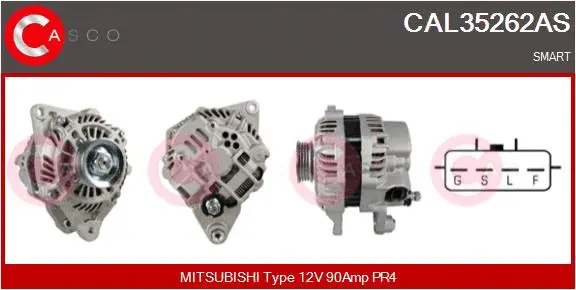 Alternator (CAL35262AS)