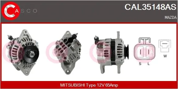 Alternator (CAL35148AS)
