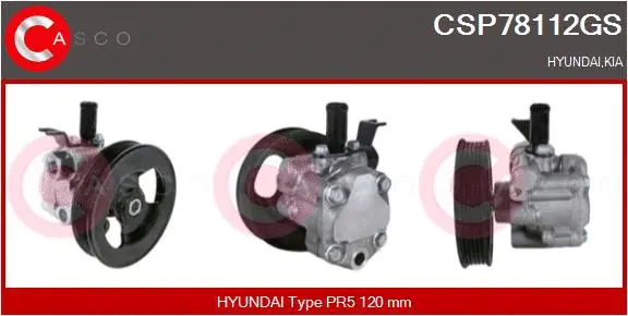 Hydraulic Pump, steering (CSP78112GS)