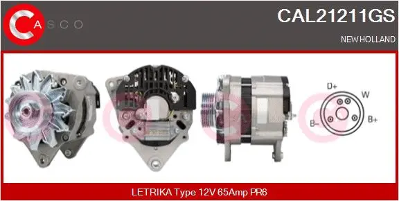 Alternator (CAL21211GS)