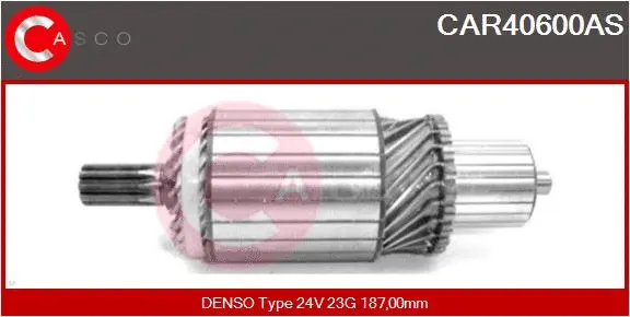 Armature, starter (CAR40600AS)