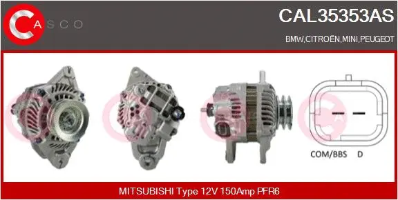 Alternator (CAL35353AS)
