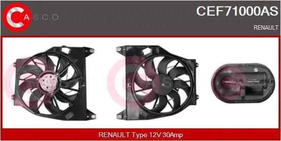 Electric Motor, radiator fan (CEF71000AS)