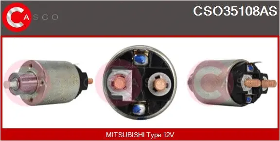Solenoid Switch, starter (CSO35108AS)
