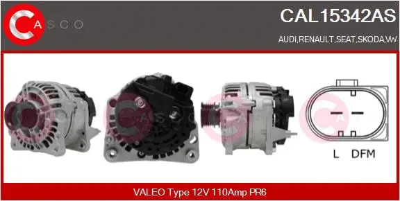 Alternator (CAL15342AS)