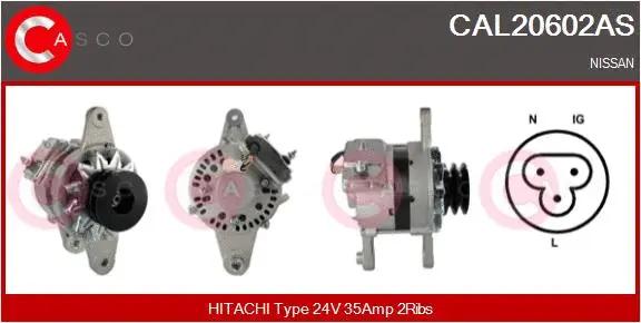 Alternator (CAL20602AS)