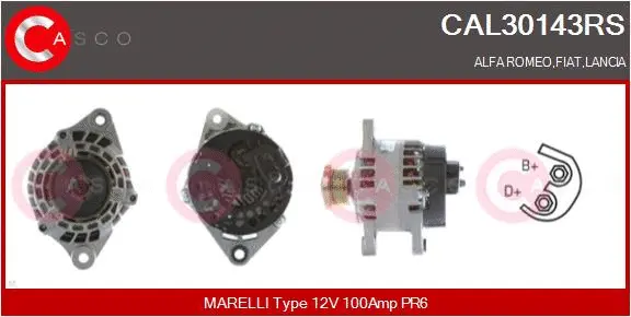 Alternator (CAL30143RS)