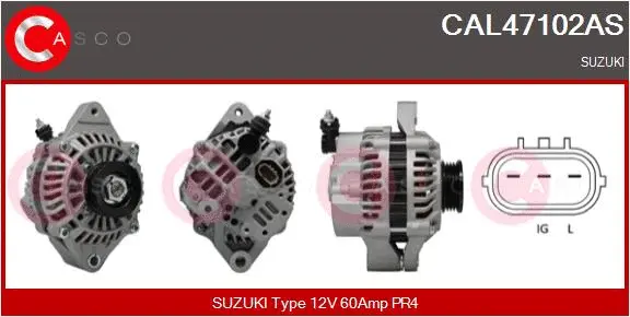 Alternator (CAL47102AS)
