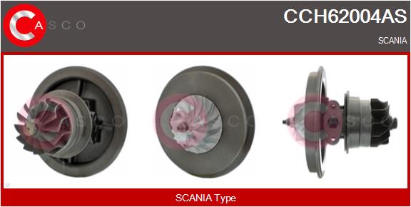 Core assembly, turbocharger (CCH62004AS)