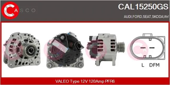 Alternator (CAL15250GS)