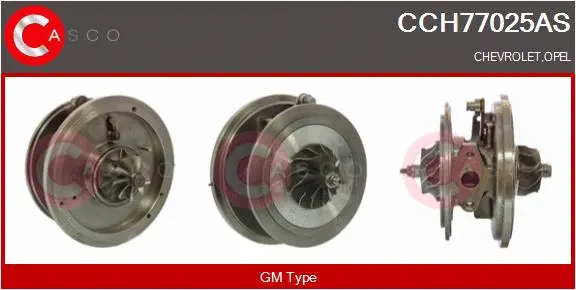 Core assembly, turbocharger (CCH77025AS)