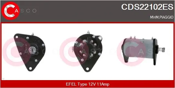 Alternator, starter (CDS22102ES)