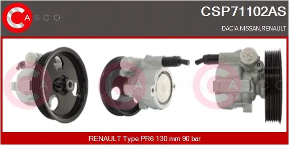 Hydraulic Pump, steering (CSP71102AS)