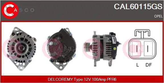 Alternator (CAL60115GS)