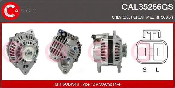 Alternator (CAL35266GS)