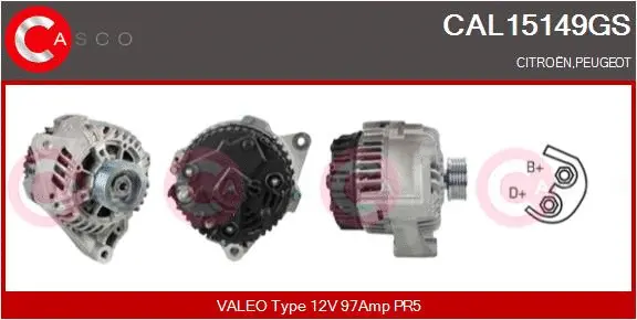 Alternator (CAL15149GS)