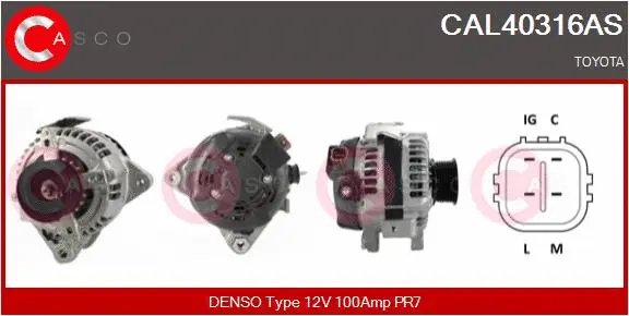 Alternator (CAL40316AS)
